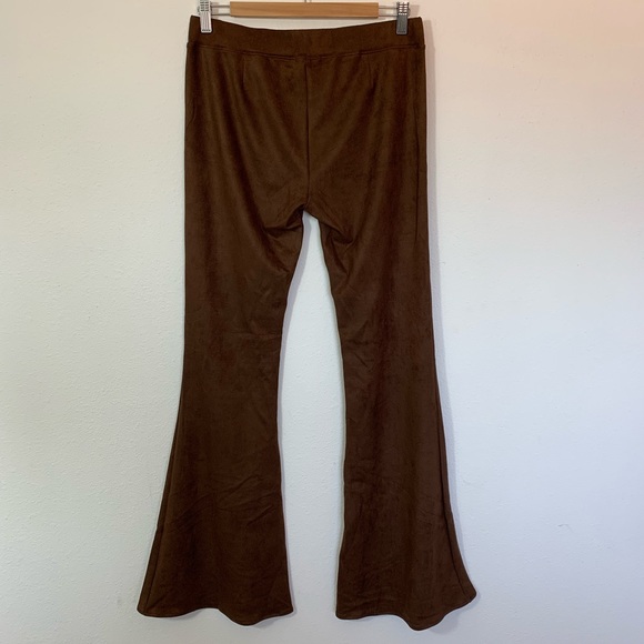 ASTARS Portobello Road Faux Suede Flared Leggings - Picture 5 of 8